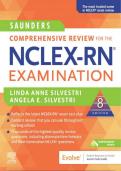 Saunders Comprehensive Review, for the NCLEX-RN® Examination EIGHTH EDITION Linda Anne Silvestri A+ 