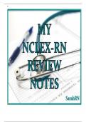 NCLEX-RN Examination notes updated A+ latest 