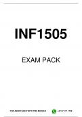 INF1505 MCQ EXAM PACK 2023