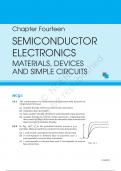 Chapter Fourteen SEMICONDUCTOR ELECTRONICS MATERIALS, DEVICES AND SIMPLE CIRCUITS