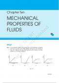 Chapter Ten MECHANICAL PROPERTIES OF FLUIDS