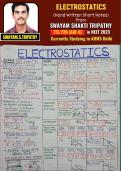 Electrostatics Short Notes