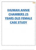 IHUMAN ANNIE  CHAMBERS 25  YEARS OLD FEMALE  CASE STUDY