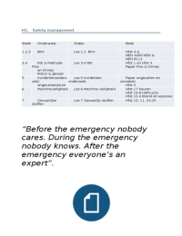 Samenvatting safety boek publicaties powerpoints