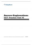 SAT Practice Test #5 Answer Explanations | SAT Suite of Assessments 