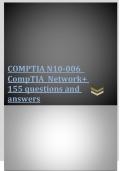 COMPTIA N10-006 CompTIA Network+ 155 questions and answers