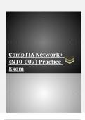 CompTIA Network+ (N10-007) Practice Exam questions and answers at the bottom page