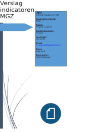 Indicatoren verslag MGZ Eindgesprek