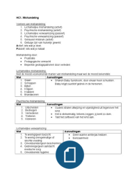 Samenvatting PowerPoints Mishandeling