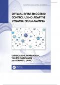 Optimal Event-Triggered Control Using Adaptive Dynamic Programming (Automation and Control Engineering) 1st Edition 2024 with complete solution