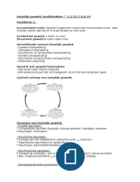 Basisboek huiselijk geweld (Hans Janssen) Hoofdstuk 1,2,3,5,7,8,9,10