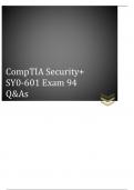 CompTIA Security+ SY0-601 Exam 94 Q&As