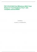 PSY 570-X1228 Final Milestone 2024; Case Study 2-2 “Carl Klutzkind, Ph.D” with complete soluion/SNHU