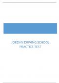 Jordan Driving School Practice Test