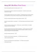 Accy 201 Ole Miss Final Exam Questions And Answers Rated A+