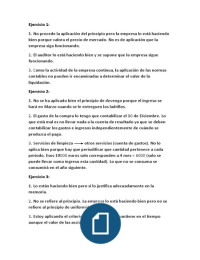 Ejercicio resuelto sobre los principios de valoración (Contabilidad General)