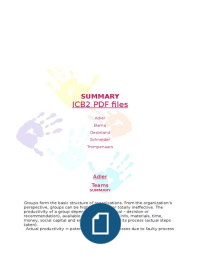 ICB2 Summary PDF