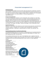 Financieel management 2.2