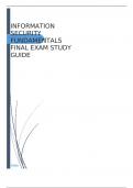 Information Security Fundamentals Final Exam Study Guide