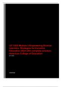 LIT 5353 All Modules Combined 2024/2025 with complete solution