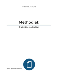 Trajectbemiddeling methodiek