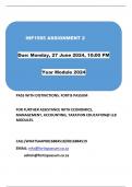 INF1505 ASSIGNMENT 02 YEAR MODULE. DUE: 27 JUNE 2024