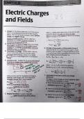 Physics Electric field and charges Summary