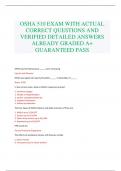 OSHA 510 EXAM WITH ACTUAL CORRECT QUESTIONS AND VERIFIED DETAILED ANSWERS ALREADY GRADED A+ GUARANTEED PASS