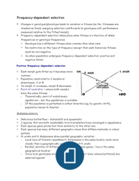 LT7 Frequency-Dependent Selection