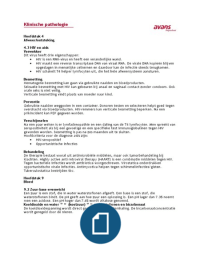 Klinische pathologie, hoofdstuk 4, 9, 11, 13 en 14