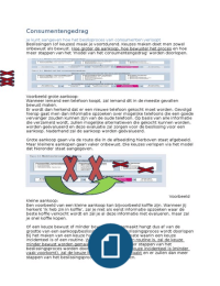 Samenvatting consumentengedrag blok 3.3