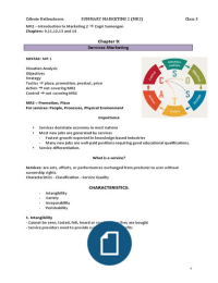 MR 2 Introduction to marketing 2 summary