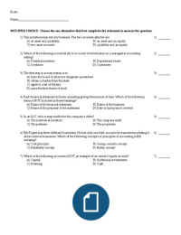 Accounting - 150 Oefenvragen   Antwoorden (BK1)