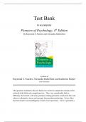 Question Bank in line with Pioneers of Psychology,Fancher,4e