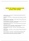   NFDN 1001 Midterm questions and answers 100% verified.