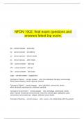   NFDN 1002, final exam questions and answers latest top score.
