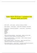    Galen NUR 155 Exam 1 questions and answers latest top score.