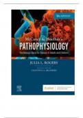 TEST BANK McCance & Huether’s Pathophysiology: The Biologic Basis for Disease in Adults and Children 9th Edition By Julia Rogers || All Chapters (1-49) || Latest Version 2024 A+