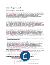 Ondernemingsrecht, semester 3.2, week 3