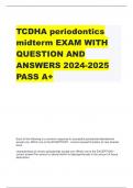 TCDHA periodontics  midterm EXAM WITH  QUESTION AND  ANSWERS 2024-2025  PASS A+ Each of the following is a common response to successful periodontal debridement  except one. Which one is the EXCEPTION? - correct answerFormation of new alveolar  bone chara