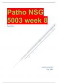 Patho NSG 5003 week 8 fully solved