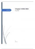 Chapter 9 NSG 5003 questions & answers