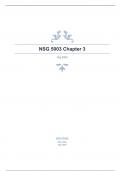 NSG 5003 Chapter 3 questions and answers graded A+