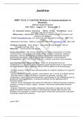 WRIT 3312.11 (20155) Written in Communication in Business Online Asynchronous Fall 2023: August 21 – December 9