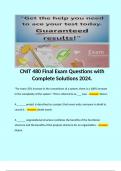 CNIT 480 Final Exam Questions with Complete Solutions 2024. 