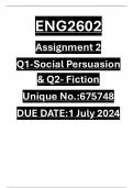 ENG2602 ASSIGNMENT 2 2024-SOCIAL PERSUASION & FICTION ESSAY