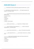 HUN 2201 Exam 2 Questions + Answers Graded A+