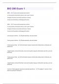 BIO 280 Exam 1 Questions And Answers!!