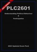 PLC2601 Updated Exam Pack