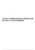 ATI RN COMPREHENSIVE PREDICTOR RETAKE 2 EXAM 2024/2025